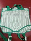 Vintage Cabbage Patch Kids Doll Carrier Backpack. Green and White Stripes 1984