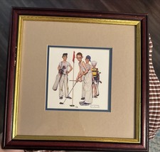 BEAUTIFUL PICTURE. Collectible series of framed Norman Rockwell prints.