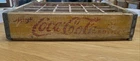 Coca-Cola Yellow Wood Crate 24 Bottle Original Vintage