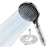 Duschkopf-Set Ibergrif 3 Modi 150Cm Schlauch Anti-Kalk Hochdruck Dusche