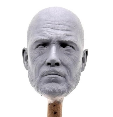 1/6 Max Payne 3 resin printed Head (Bald w/Beard w/Cuts) James McCaffrey