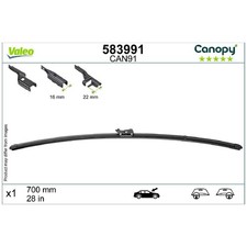 Scheibenwischer vorne für Peugeot 407 6C 6D SW 6E | 24341106