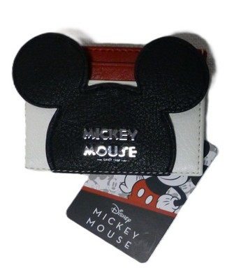 NWT Mickey Mouse Disney Card ID Holder Wallet Bioworld