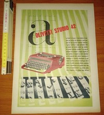 Pubblicità, Olivetti Studio 42 , 1940