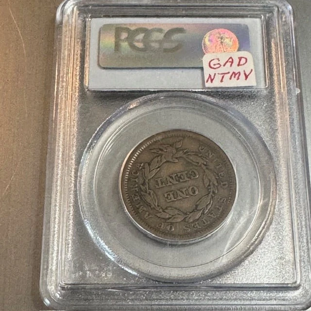 1840 Braided Hair Cent Small Date VF30 PCGS - Image 3 of 4