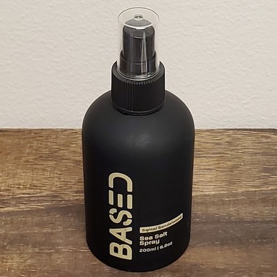 Based Sea Salt Spray Santal Sandalwood 6.8 oz Spray Scalp Texture Gentle Hold .