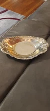 Vintage International Silver Company #448 Silverplate Orleans Rose Dish/Tray