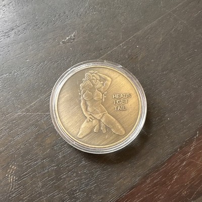 Heads I Get Tail / Tails I Get Head Novelty Token Coin in Protective Capsule