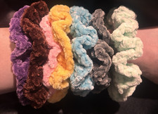 Multicolor Fabric Stretchable Scrunchies for All Hair Types