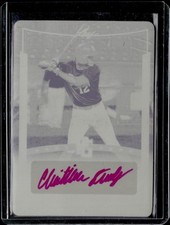 2014 Leaf Perfect Game Christian Demby Autographs Printing Plates Yellow 1/1