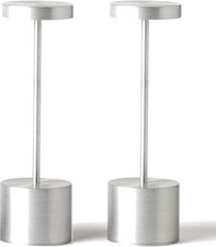 Outdoor Table Lamp LED Table Light Cordless Table Lamp Rechargeable 2 Pack