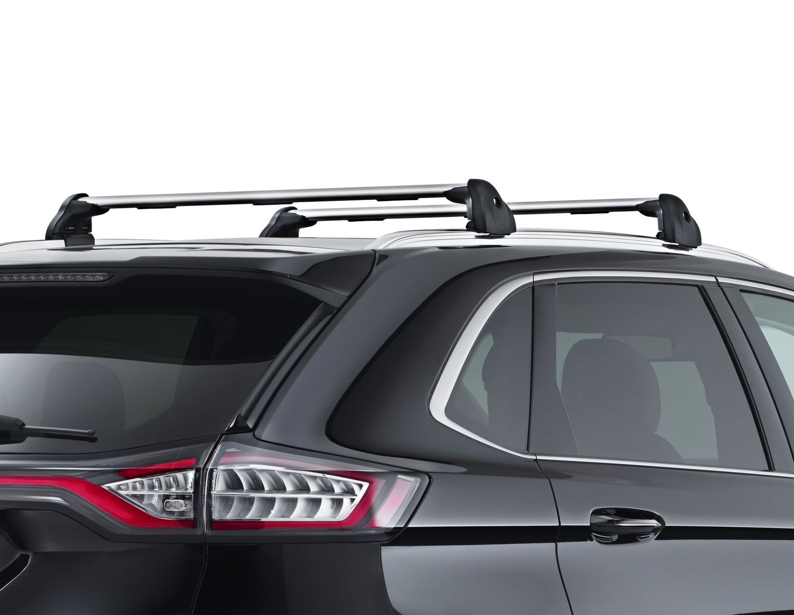 Barres de toit transversales pour Ford Edge dès 01/2016 en aluminium premium aérodynamique