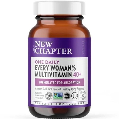 New Chapter Every Woman's One Daily 40 Plus Tablets - 96 Count EXP 6/27