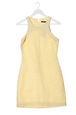 ZARA WOMAN Abito longuette Donna Abito Taglia IT 40 bianco sporco-giallo pallido