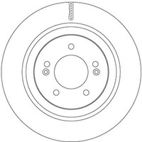 2X TRW Bremsscheibe DF6959 FüR KIA Optima JF Sportswagon Gdi