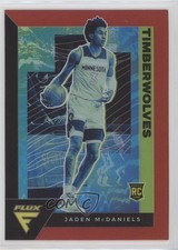 2020-21 Panini Flux Rookies Red Prizm Jaden McDaniels #232 0o6v