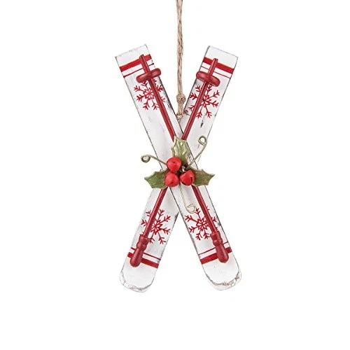 C&F Home Nordic Ski Christmas Ornament