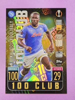 2021-22 Topps Match Attax Champions 100 Club Kalidou Koulibaly #CLU2 Napoli