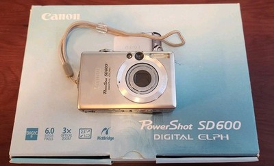 TESTED + Canon PowerShot Digital ELPH SD600 / Digital ELPH Digital Camera + Case