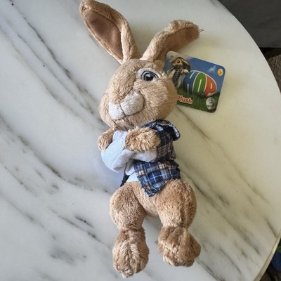 Hop The Movie plush EB Bunny Rabbit  NWT plaid shirt Excellent