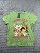 Strawberry Shortcake Shirt Womens XS Kindness Helps Friendship Grow Graphic Tee