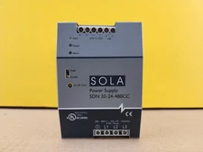 Emerson SolaHD SDN20-24-480CC Power Supply, AC-DC, 24V, 20A, 320-540 VAC, 3-Ph