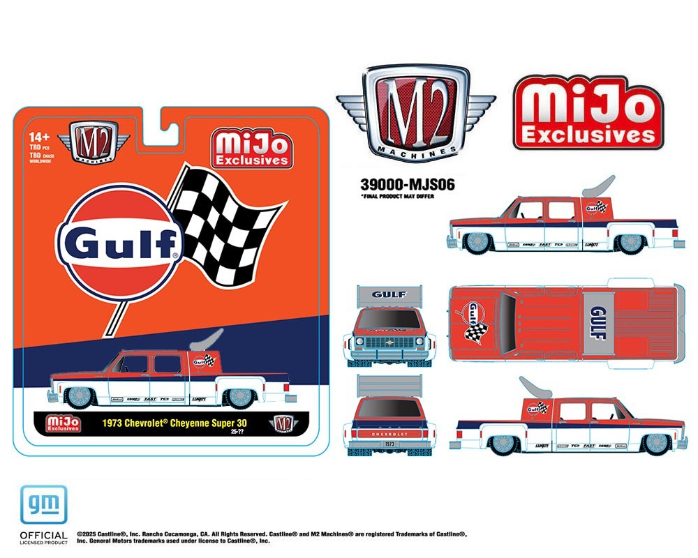 M2 1973 Chevrolet Cheyenne Super 30 GULF Racing 39000-MJS06