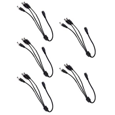 1:3 DC Power Splitter Cable Cord 1 Female to 3 Male 5.5x2.1mm Port Repair Kit