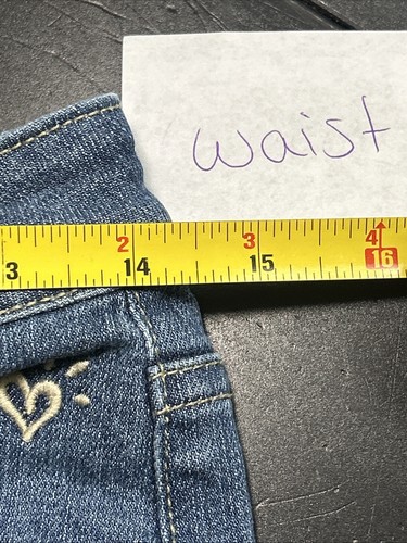 Justice Blue Jeans In Girls 10 1/2 - Picture 7 of 8