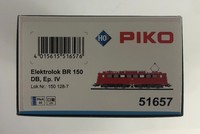 Piko 51657 H0 Dc E-Lok Br 150 Orientrot Db Iv + Dss Plux22