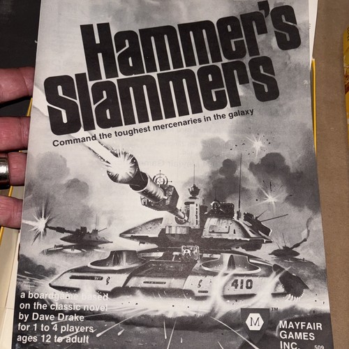 2-1984 Hammer's Slammers - Mayfair Games - Vintage -Great Condition - Incomplete - Picture 5 of 11