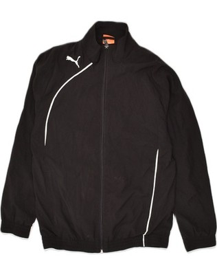 Puma Jungen Trainingsanzug Oberteil Jacke 11-12 Jahre schwarz AO23