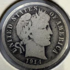 1914-D Barber Dime