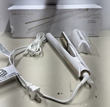 Kristin Ess Titanium Flat Iron Hair Straightener and Curler - Dual Voltage
