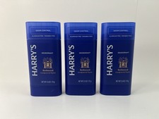 Harry  s Aluminum Free Deodorant for Men Redwood 2.5oz  3 Pack Open Box