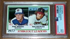 1978 Strikeout Leaders (Nolan Ryan) #206 Topps PSA 9 California Angels