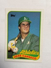 Jose Canseco Topps base ball card #500