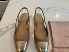 Women’s Stuart Weitzman Gold And Beige Flats Size 7 — photo 4