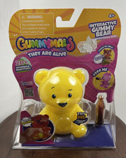 NEW Talking Jiggly Pets Gummymals YELLOW Interactive Super Squishy Gummy Bear 5"