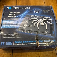 Procesador de restauración de graves Soundstream BX-108Z - Caja abierta, refuerzo de graves de audio para automóvil