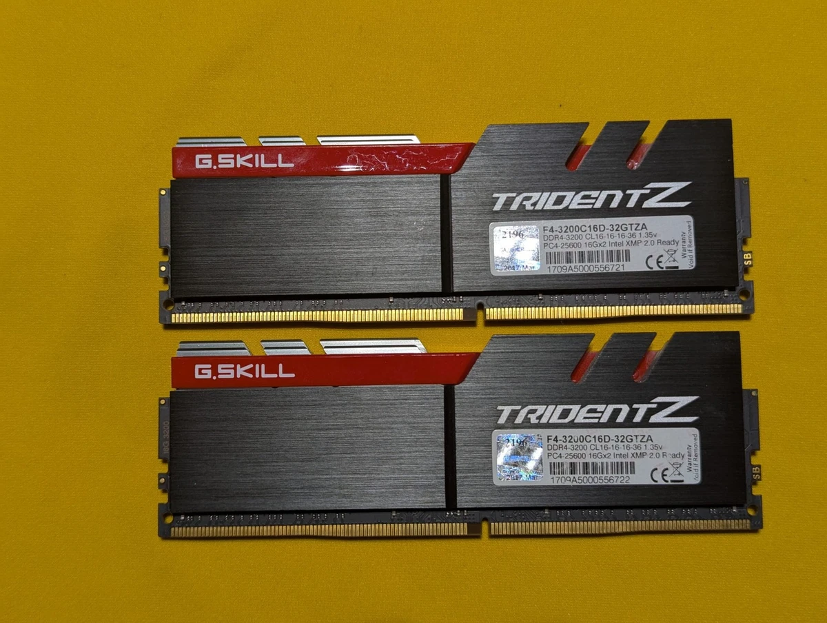 G. SKILL Computer PC4-25600 (DDR4-3200) Bus Speed Memory (RAM) for