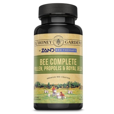 Honey Gardens Bee Pollen Royal Jelly and Propolis 90 Count (Pack of 1) 
