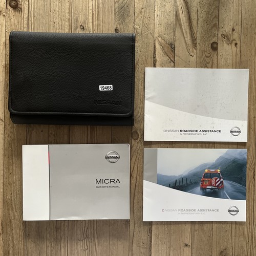 03-10 NISSAN MICRA OWNERS HANDBOOK MANUAL PACK & WALLET 2007 Ref19468