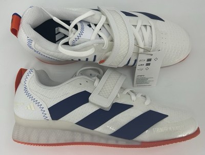 New Adidas Adipower 3 Weightlifting Size 9 Us Men's Shoes White New Adidas Adipower 3 Weightlifting Size 9 Us Men's Shoes White
