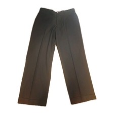 Giorgio Armani Wool Pleated Dress Pants Mens 36x31 Gray Trousers Slacks