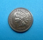 1890 Indian Head Cent Philadelphia Better Circ Original US Coin