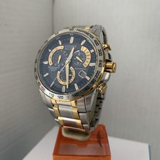 Citizen Men?s CHRONO A-TAlarm Radio Controlle Two Tone Bracelet WatchAT4004-52E