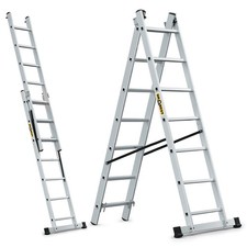 HOME Aluminum Ladder 2-Section 2x7 150 kg