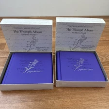 Lot of 2 Creative Memories 7x7 Triumph Albums Purple Forget Me Not 12 Pages NEW