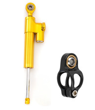 Produktbild - Motorrad Roller CNC verstellbar Lenkungsdämpfer Stabilisator oben gold UK